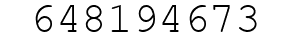 Number 648194673.