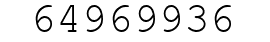 Number 64969936.