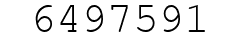 Number 6497591.