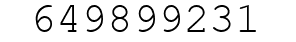 Number 649899231.