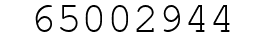 Number 65002944.