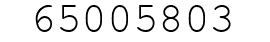 Number 65005803.