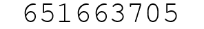 Number 651663705.