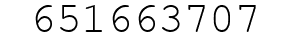Number 651663707.