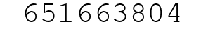Number 651663804.