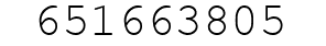 Number 651663805.