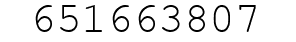 Number 651663807.