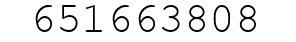 Number 651663808.