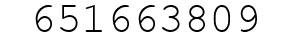 Number 651663809.