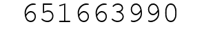 Number 651663990.