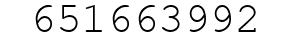 Number 651663992.