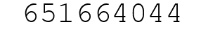 Number 651664044.
