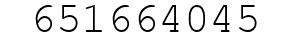 Number 651664045.