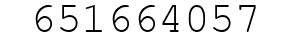 Number 651664057.