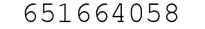 Number 651664058.