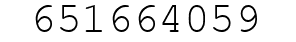 Number 651664059.
