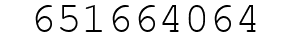 Number 651664064.