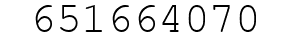 Number 651664070.
