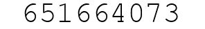 Number 651664073.