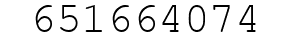 Number 651664074.