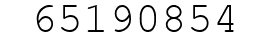 Number 65190854.