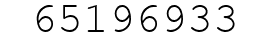 Number 65196933.