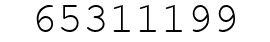 Number 65311199.