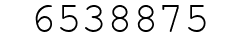 Number 6538875.