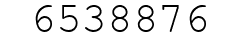 Number 6538876.