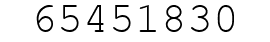 Number 65451830.
