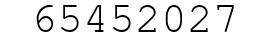 Number 65452027.