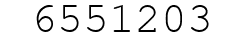 Number 6551203.
