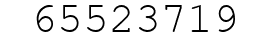 Number 65523719.