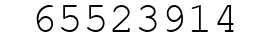 Number 65523914.