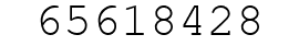 Number 65618428.