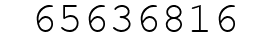 Number 65636816.