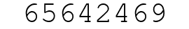 Number 65642469.