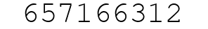 Number 657166312.