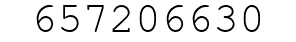 Number 657206630.