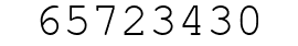 Number 65723430.