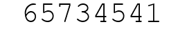 Number 65734541.