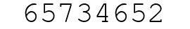 Number 65734652.