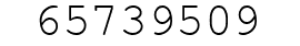 Number 65739509.