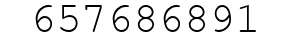 Number 657686891.