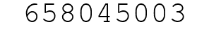 Number 658045003.