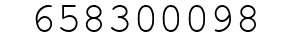 Number 658300098.