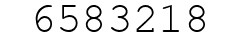 Number 6583218.