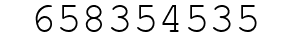 Number 658354535.