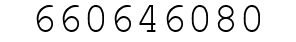 Number 660646080.