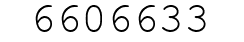 Number 6606633.